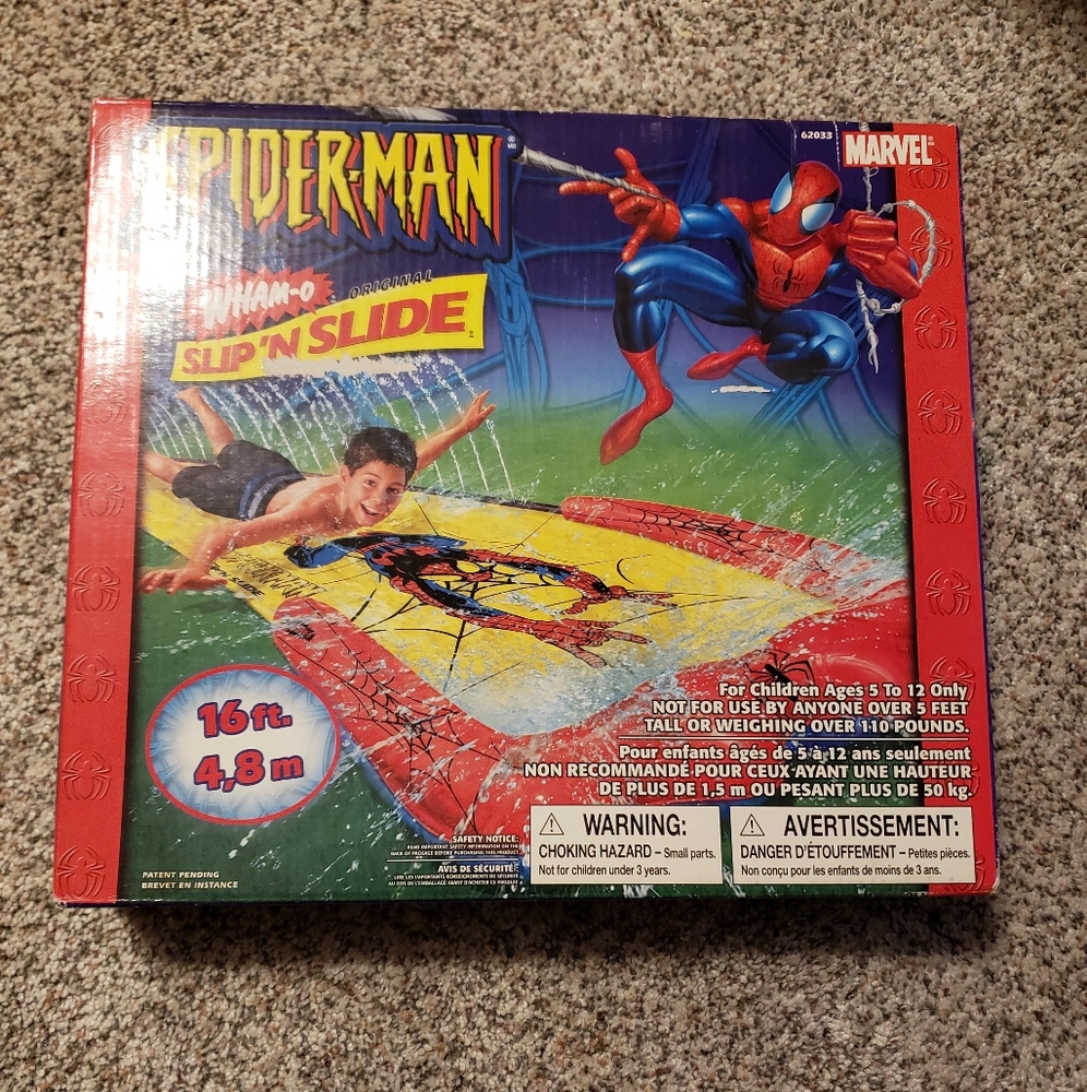 Marvel Spider-Man Spiderman Superslide 2003 NRFB New